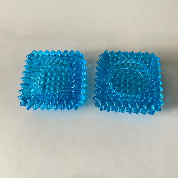 Vintage Fenton Art Glass Hobnail Tea-Light or Candleholders - Picture 1 of 8